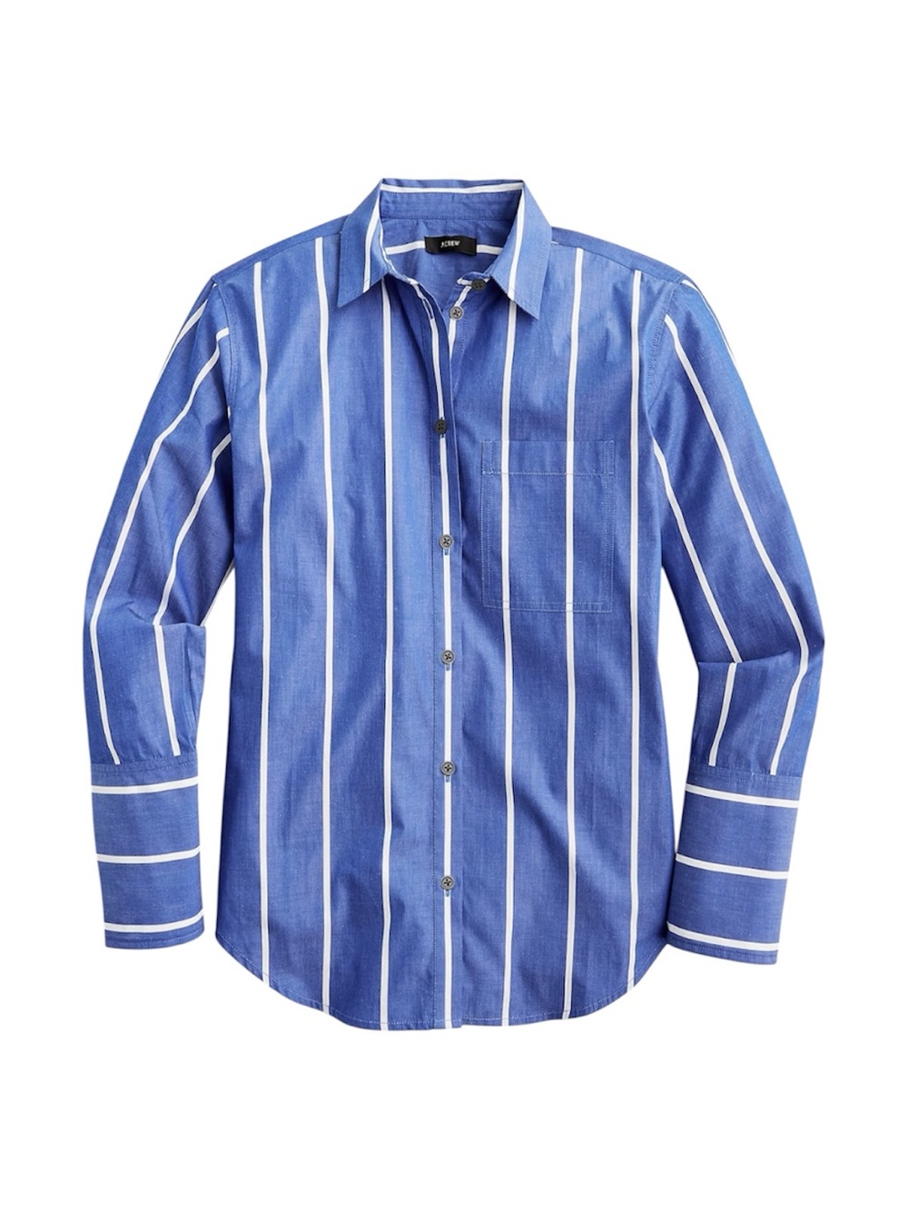J. Crew Garçon cotton poplin shirt in seaside stripe Size 22